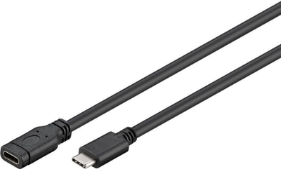 Kabllo zgjatues USB C Microconnect, USB 3.0, e zezë