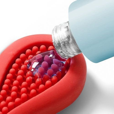 Dentierë silikoni BabyOno ORTHO, për bebe, blu