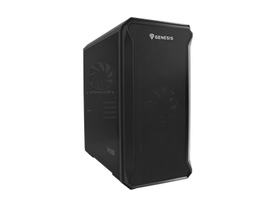 Kutia për PC Genesis Irid 503 V2, micro tower, xham i temperuar, e zezë