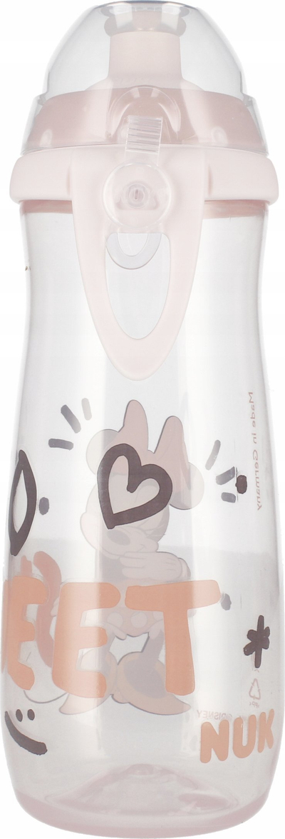 Спортска чаша NUK Sports Cup Minnie, 450 ml, 24m+, со спортски устин, повеќебојна