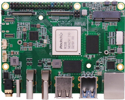 Kompjuter një-përdorimsh Radxa ROCK 5 Model B, 16GB RAM, 8-bërthamor, jeshile