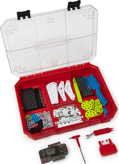 Set ndërtimi Meccano Kit 5 Motorized Creations, 196 pjesë, STEAM, shumëngjyrësh