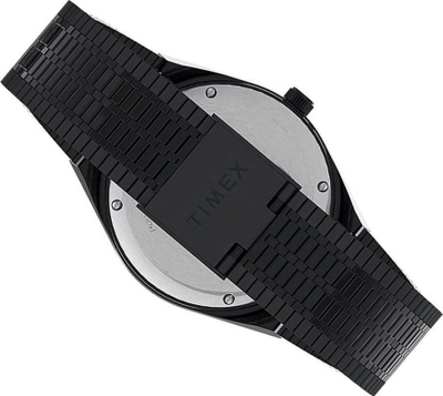 Orë dore Timex Q Reissue TW2U61600, 38mm, çelik inox, e zezë
