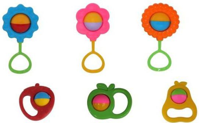 Çingërronë për fëmijë Polesie Children's Rattle, plastikë, 0+ muaj, shumëngjyrëshe