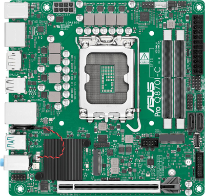 Pllakë amë Asus PRO Q870I-C-CSM, Mini ITX, DDR5, e zezë