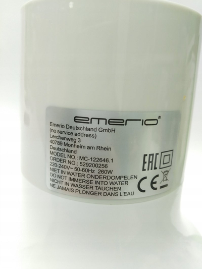 Grirës universal Emerio MC-122646.1, 260W, 500 ml, i bardhë