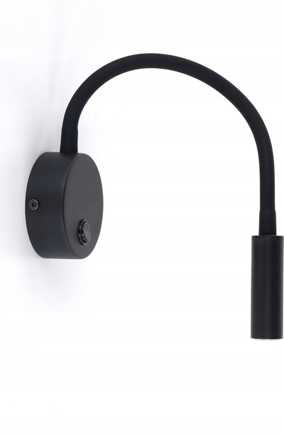 Lampë muri TK Lighting Lagos, me krah të lëvizshëm 45 cm, bazë G9, e zezë