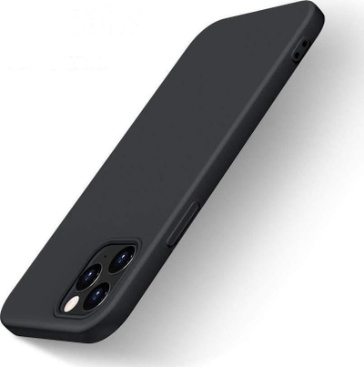 Këllëf silikoni Hurtel për Xiaomi Redmi Note 10 5G Poco M3 Pro, i butë, i zi