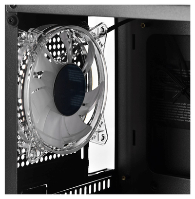 Kutia kompjuterike Logic Concept Atos, Micro ATX, ARGB, e zezë