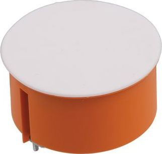 Kuti elektrike Pawbol për gips, 83mm, IP30, portokalli e bardhë