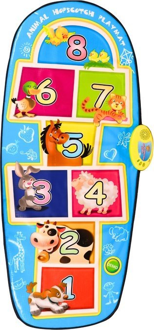 Tapet vallëzimi interaktiv Dance Mat Hopscotch, 8 melodi, shumëngjyrësh