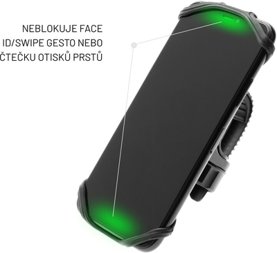 Mbajtëse për celular FIXED, e zezë