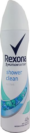 Rexona Shower Clean Антиперспирант Дезодоранс Спреј, 150 ml