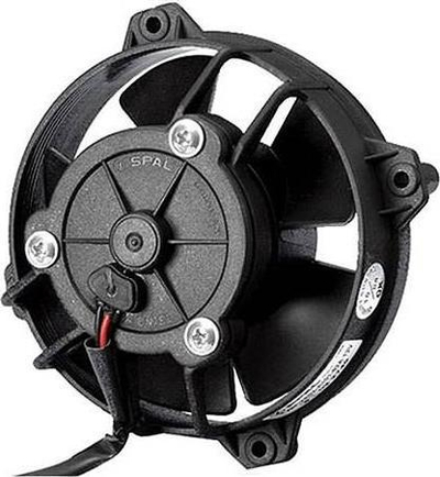 Ventilator radiatorik SPAL 100mm Suction, 12V, 5A, i zi