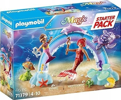 Set lodrash Playmobil Magic Mermaids 71379, 46 copa, 4+ vjeç, shumëngjyrësh