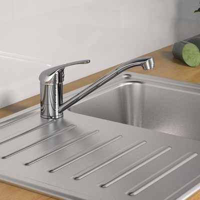 Славина за кујна Kitchen Faucet 94900, низок притисок, хромиран корпус, сребрена