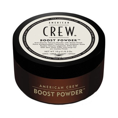 Pluhur modelues flokësh American Crew Boost Powder, volum dhe teksturë, transparent