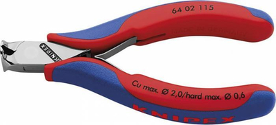 Pinca prerëse ballore Knipex 64 02 115, precize, për elektronikë