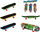 Lodër mini skateboard Fingerboard, 10 cm, me rrota plastike, shumëngjyrëshe