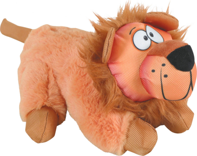 Lodër pelushi për qen Zolux Leo the Lion L, me fishkëllimë, për qen të mëdhenj, shumëngjyrëshe