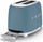 Toaster Smeg TSF01SBMEU, 2 vrima, funksion shkrirje, blu