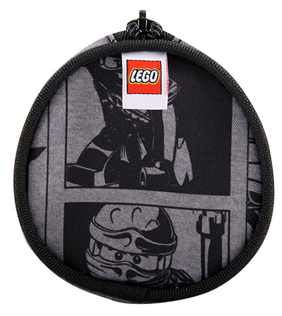Çantë për lapsa Lego Ninjago, zi/ hiri