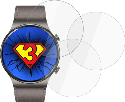 Foli mbrojtëse 3MK Watch Protection për Huawei Watch GT 2 Pro, set me 3 copë, transparente