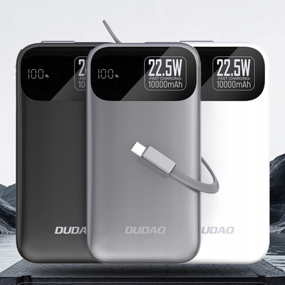 Power bank Dudao K31, 10000mAh, 22.5W PD, gri