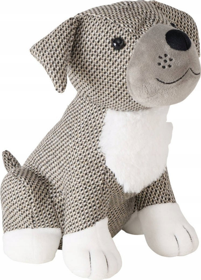 Стопер за врата Boltze Home Dog, 27x27 cm, полиестер, сива
