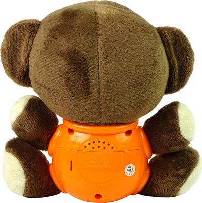 Lodër Educational Monkey Brown nga import leantoys, kafe