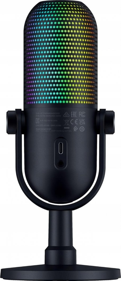 Микрофон Razer Seiren V3 Chroma (RZ19-05060100-R3M1), USB, RGB, црна