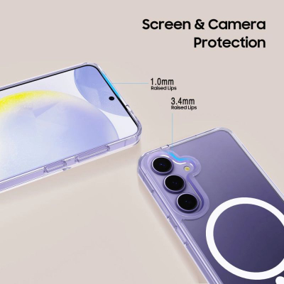 Mbrojtëse telefoni Tech-Protect FlexAir Hybrid, për Samsung Galaxy A17 4G 5G, MagSafe, transparente