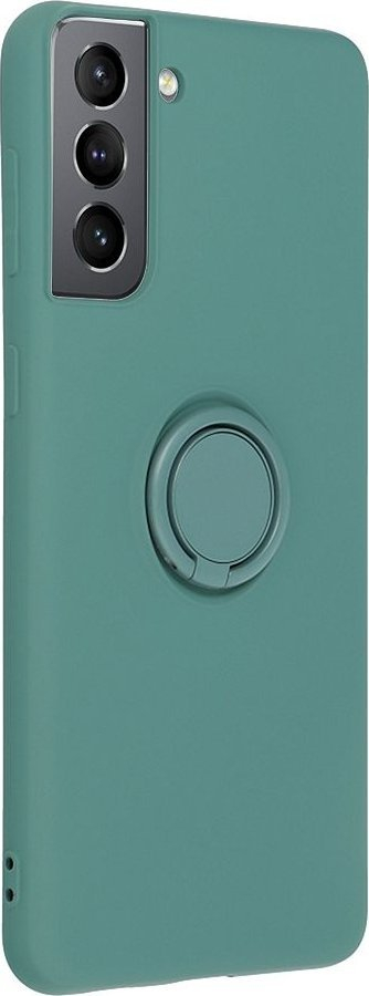 Maskë telefoni OEM Silicone Ring për Samsung Galaxy A54 5G, silikon, me unazë, jeshile