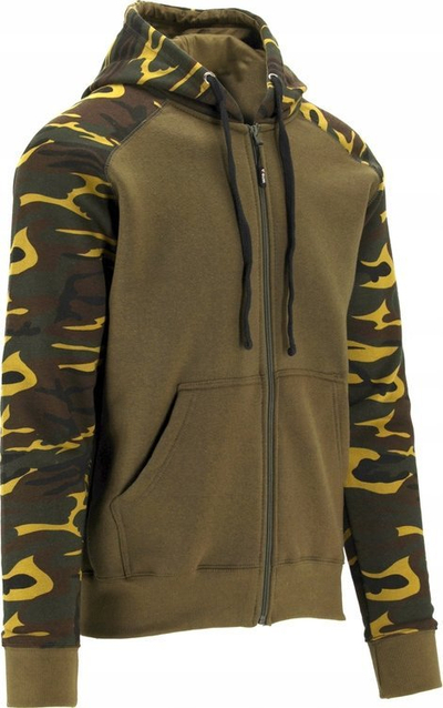 Bluzë me kapuç Yato Camouflage, për burra, XXL, ngjyrë kaki