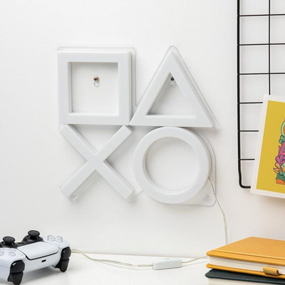 Dritë murale LED Playstation, neon, me shumë ngjyra për dekor