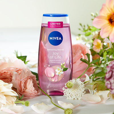 Xhel dushi Nivea Joy of Life, 250 ml