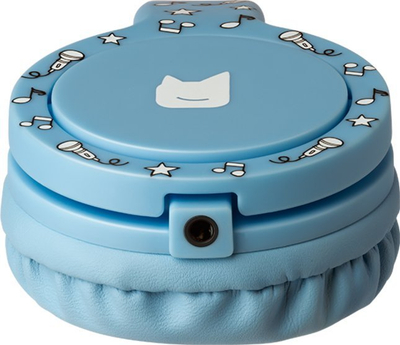 Kufje për kalamaj Tonies Tonie-Lauscher, volum i kufizum 85 dB, me kabllo 3.5 mm, blu e çelët