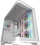 Куќиште за персонален компјутер Europa White, ATX Mid Tower, ARGB, закалено стакло, бела боја