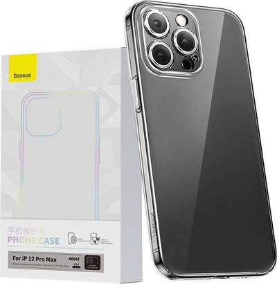 Kapak telefoni Baseus Simple për iPhone 12 Pro Max, TPU, transparent