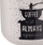 Filxhan qeramike dekor, 300 ml, i bardhë