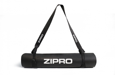 Тепих за јога Zipro, 183 x 61 см, црн