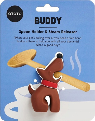 Mbajtëse kuzhine OTOTO Buddy Dog, për lugë dhe spatula, rezistente ndaj nxehtësisë, e zezë