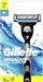 Brisk rroje Gillette Mach3 Start, 3 tehe, 2 cartridge, i zi