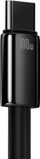 Kabllo karikimi Baseus USB në USB Type C, 100W, 2m, i zi
