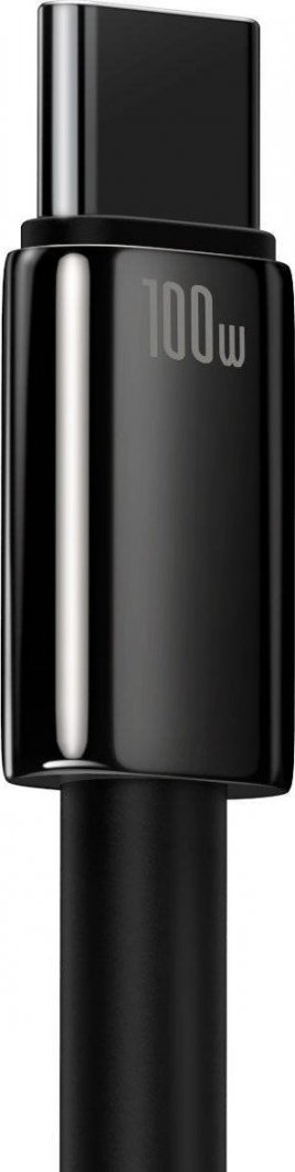 Kabllo karikimi Baseus USB në USB Type C, 100W, 2m, i zi