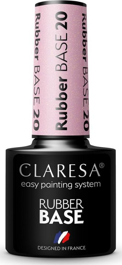 Bazë geli për thonj Claresa Rubber Base, Shade 20, UV LED, 5 g