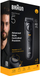 Trimmer mjekre dhe flokësh Braun BT5560, i rikarikueshëm, i papërshkueshëm nga uji, gri