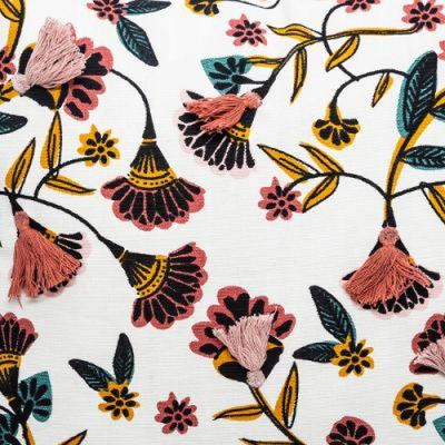 Декоративно ќесе за перница Atmosphera Pillowcase In Colorful Flowers, 40x40 cm, памук, шарено