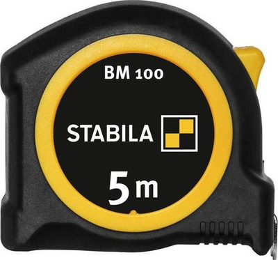 Metër mase Stabila BM 100 19568, 5 m, trup ABS