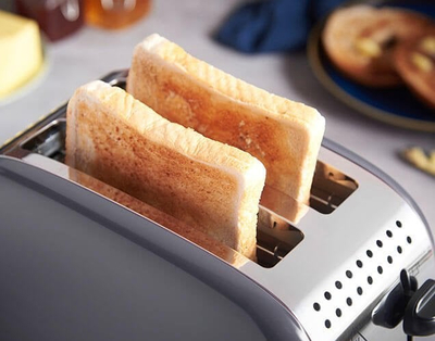 Toaster Russell Hobbs Colours Plus 2S 26552-56, 6 nivele pjekjeje, gri